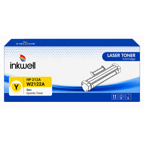 HP W2122A (212A) Sar� Muadil Lazer Toner - 4.500 Sayfa