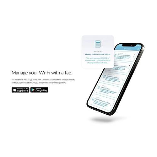 D-Link M32/MNA2 EAGLE PRO AI AX3200 Wi-Fi 6 Dual Band Smart Mesh Router Kit (2'li Paket)