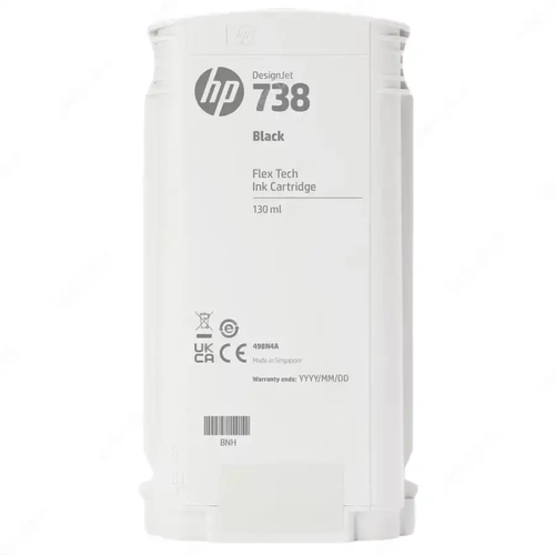 HP 738 498N4A Siyah Orijinal Kartu� 130ml