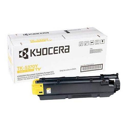 Kyocera TK-5370Y Sar� Orijinal Toner 5000 Sayfa