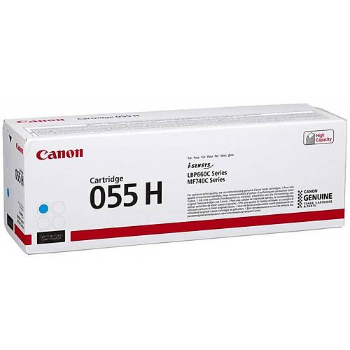 Canon CRG-055H Mavi Orijinal Toner Y�ksek Kapasiteli 3019C002 5.900 Sayfa
