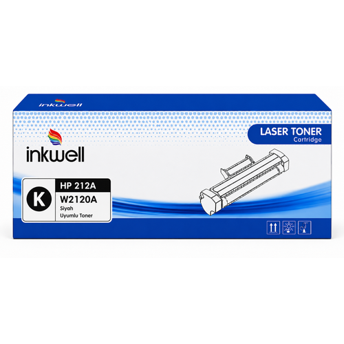 HP W2120A (212A) Siyah Muadil Lazer Toner - 5.500 Sayfa
