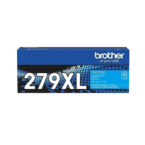 Brother TN-279XL C Mavi Orijinal Lazer Toner - Y�ksek Kapasite 2.300 Sayfa