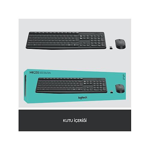 Logitech 920-007925 MK235 Kablosuz Klavye Mouse Set
