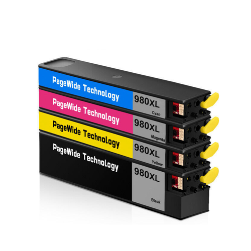 HP 980XL Muadil Kartu� Seti (CMYK) - Y�ksek Kapasiteli