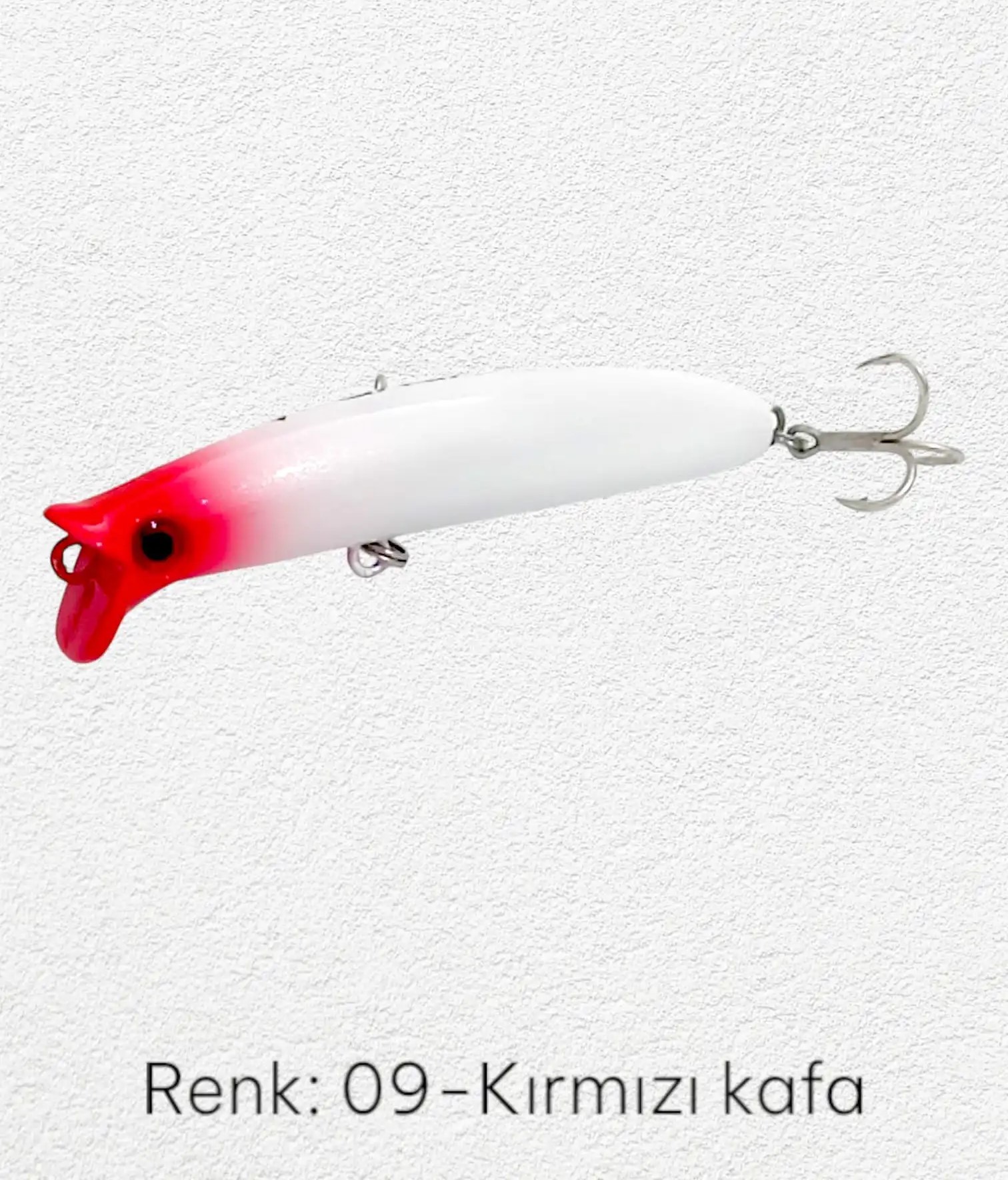 Ege Fish V Gaga 110 mm 16 gr Maket Balık - 09 Kırmızı Kafa