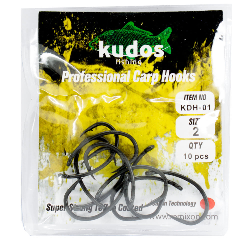 Kudos KDH-01 Sazan İğnesi  No:2 (10 Adet)