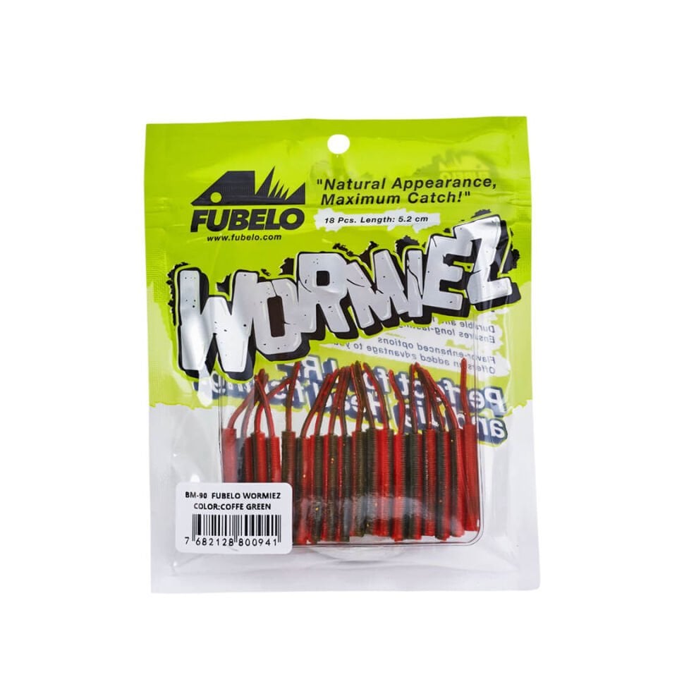 Fubelo Wormiez 5.2 Cm LRF Silikon Yem - Coffe Green