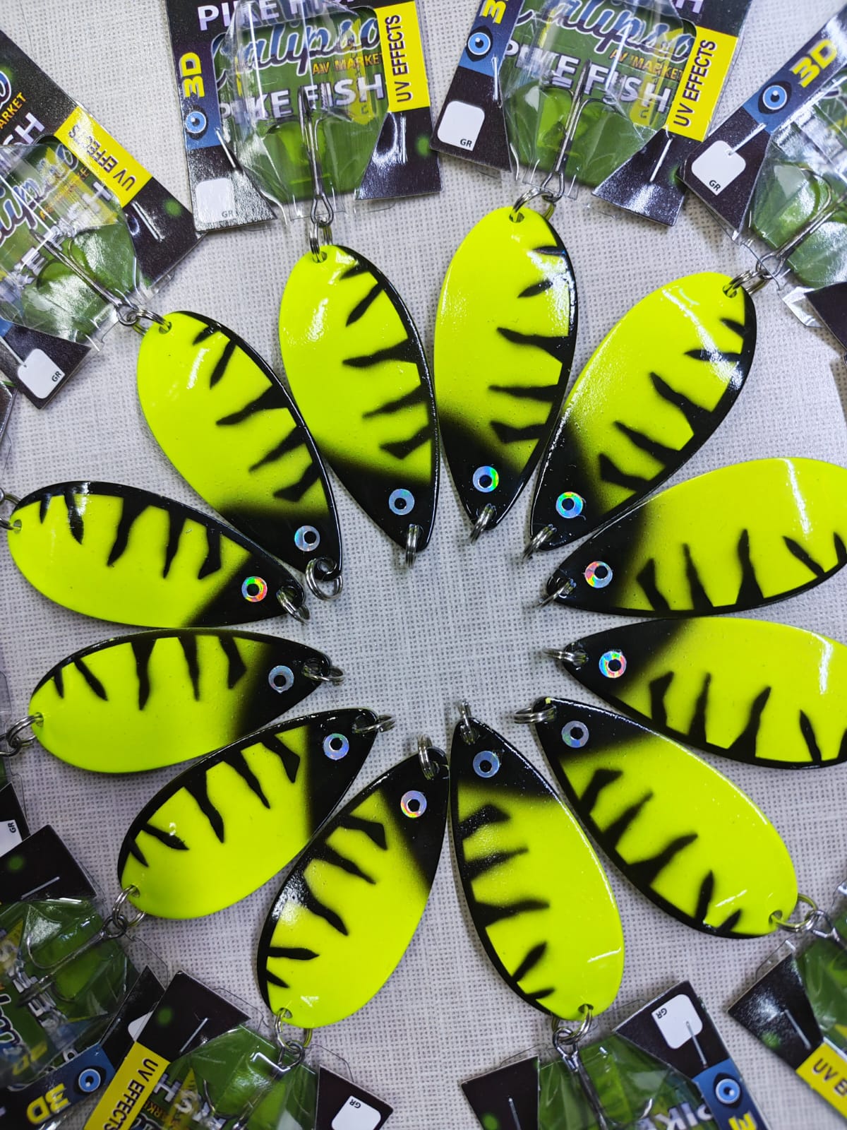 Lime Bee Pike 21 gr Turna Kaşığı  UV li