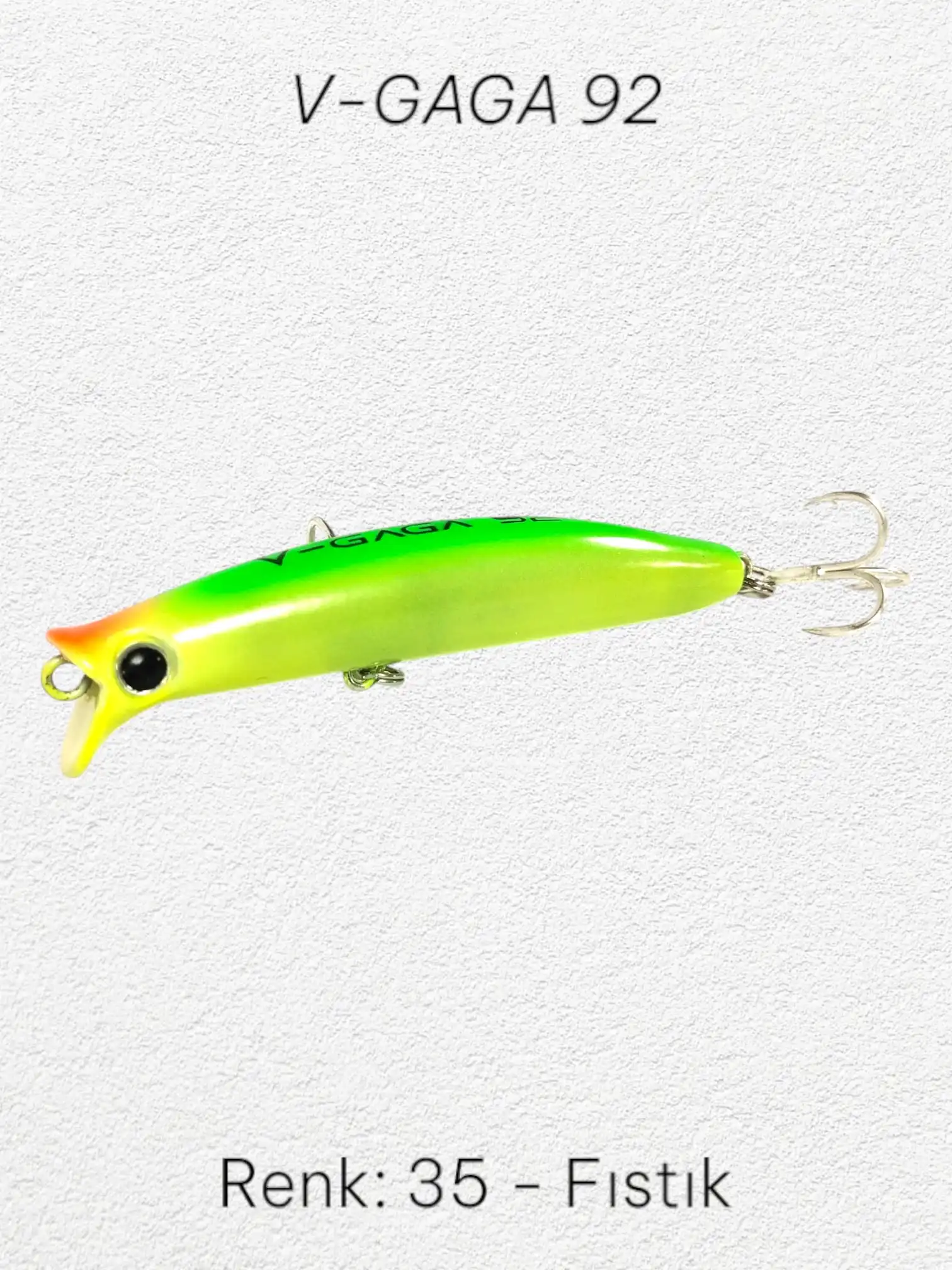 Egefish V Gaga 92mm 15.5 Gr Maket Balık - 35 Fıstık