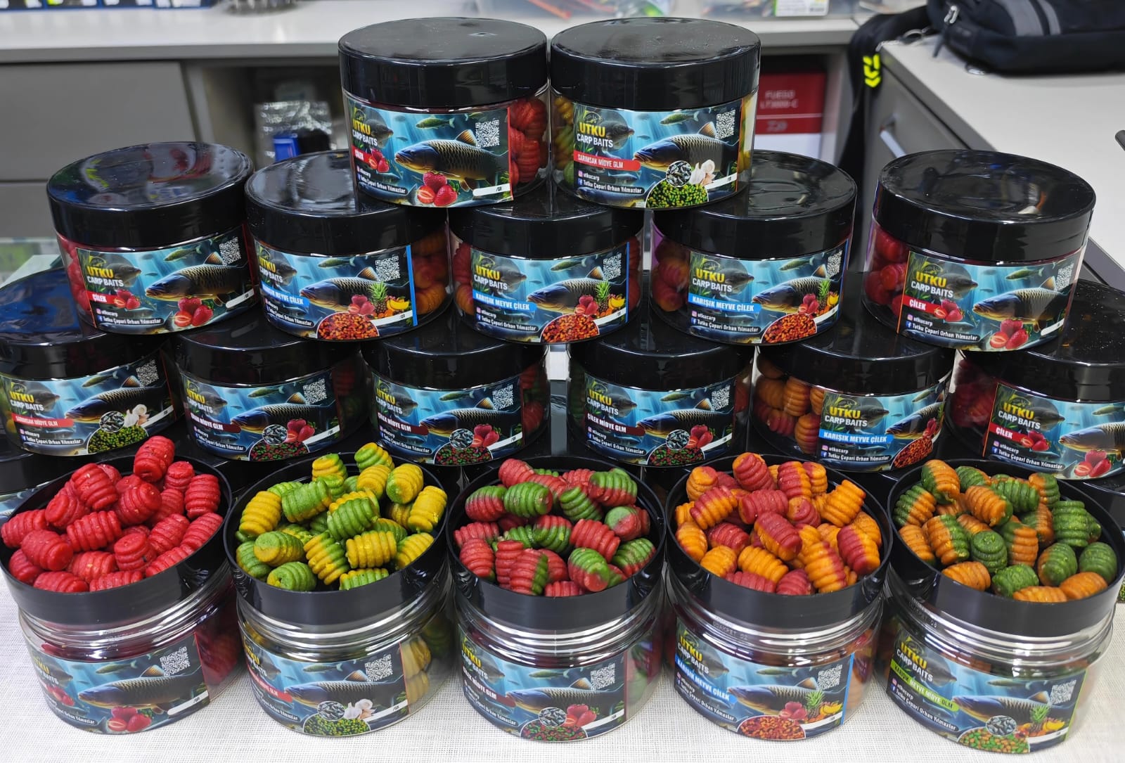 Utku Carp 200 Gr Boili 18*13mm - Çift Aromalı