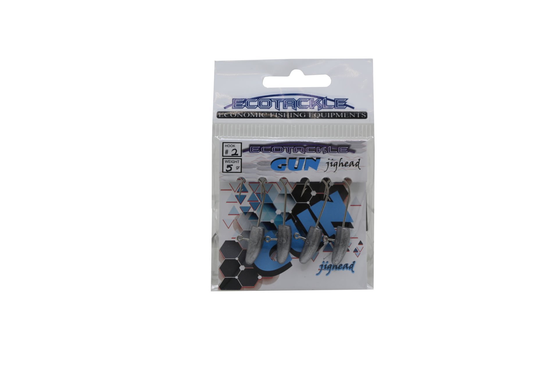 ECOTACKLE GUN #6 LRF JIGHEAD 4pcs - 1gr