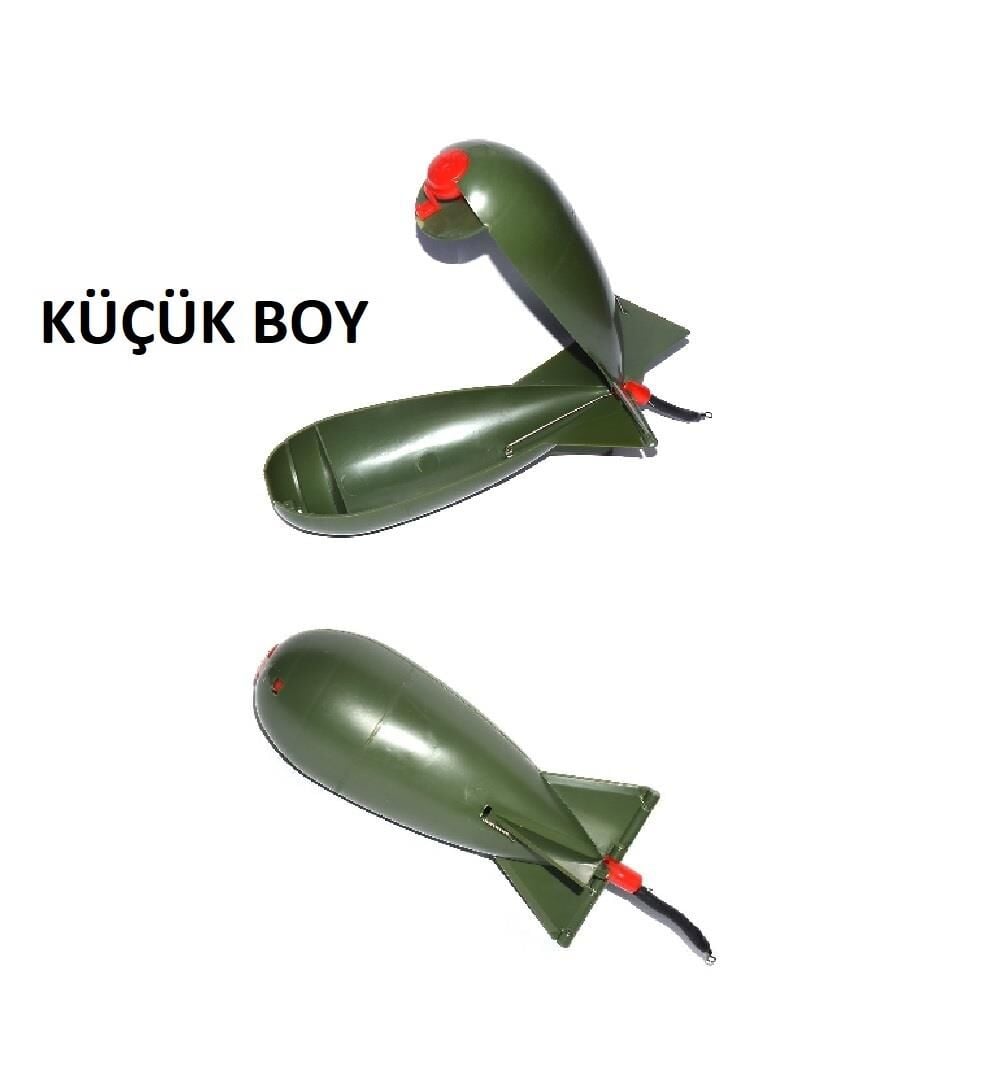 Otomatik Yemleme Roketi  Küçük Boy Haki Yeşil