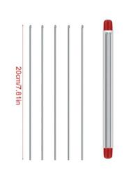 Yem Şişi 1mm Canlı Yem Takmak İçin 25cm İnox Şiş 5 Adet