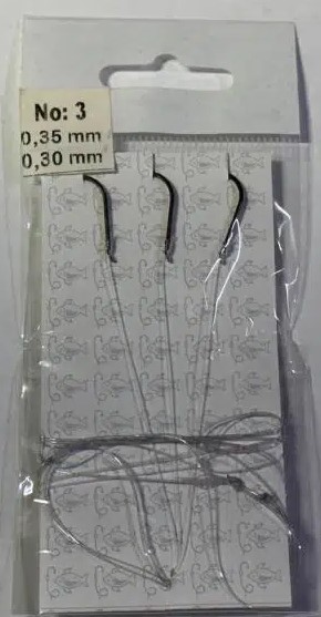Deniz ve Göl Balıkçılığı İçin 3 Lü İğneli Hazır Takım - No:3