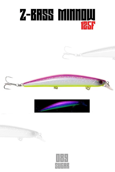 Fujin Z-Bass Minnow 125F 12.5 Cm 21 Gr Maket Yem - 089 Sugar