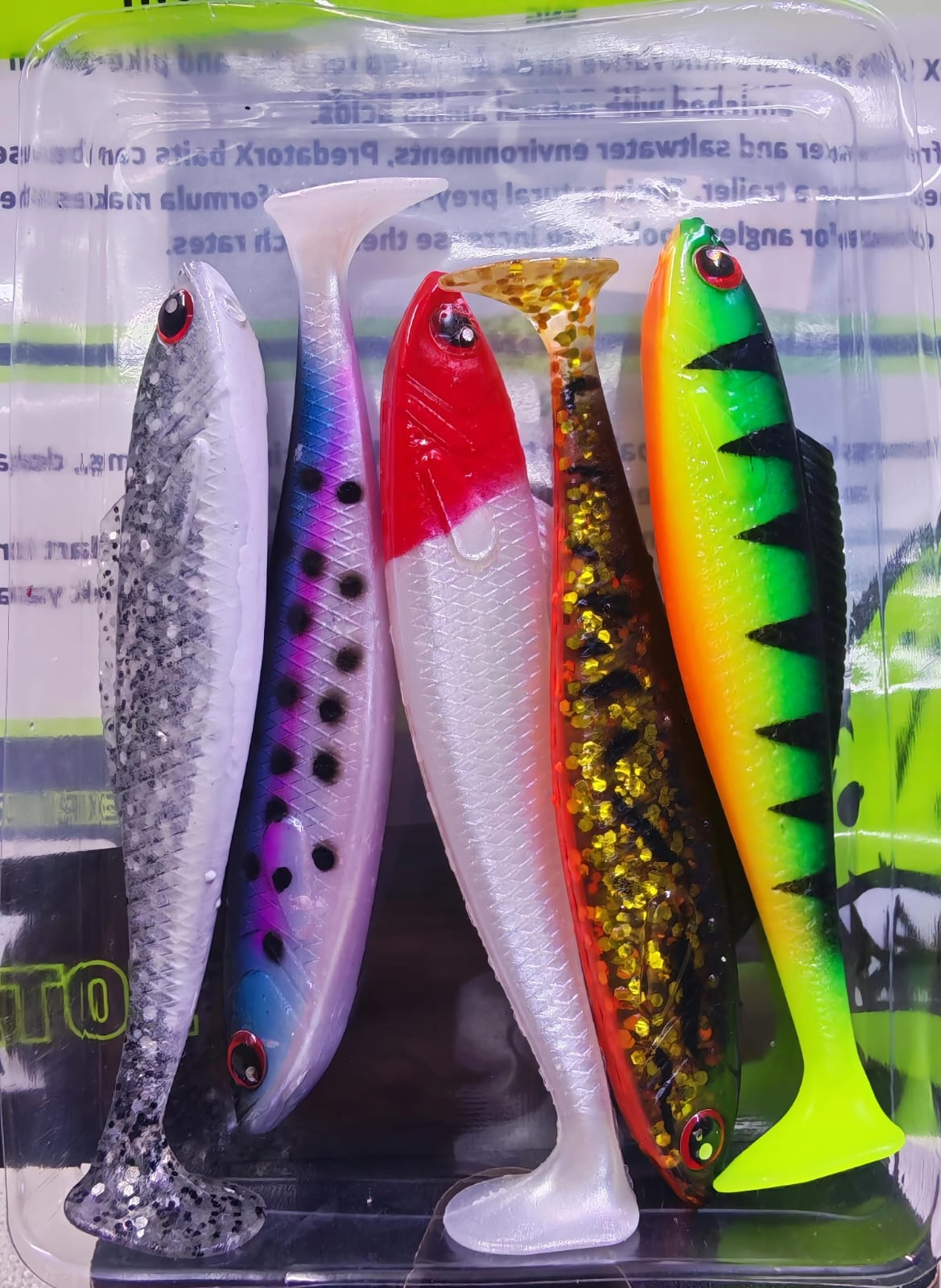 Fishack PredatorX Silikon Balık -  85mm - Mix Paket