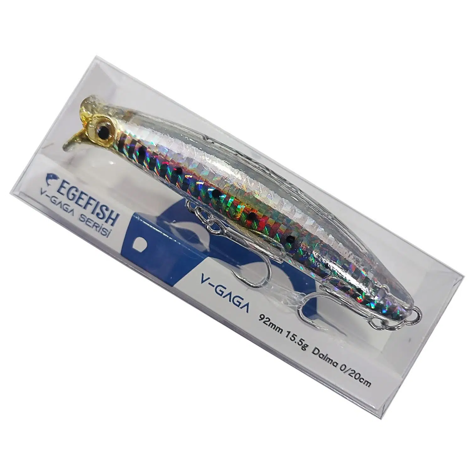 Ege Fish V Gaga 110 mm 16 gr Maket Balık - 41 Gümüş