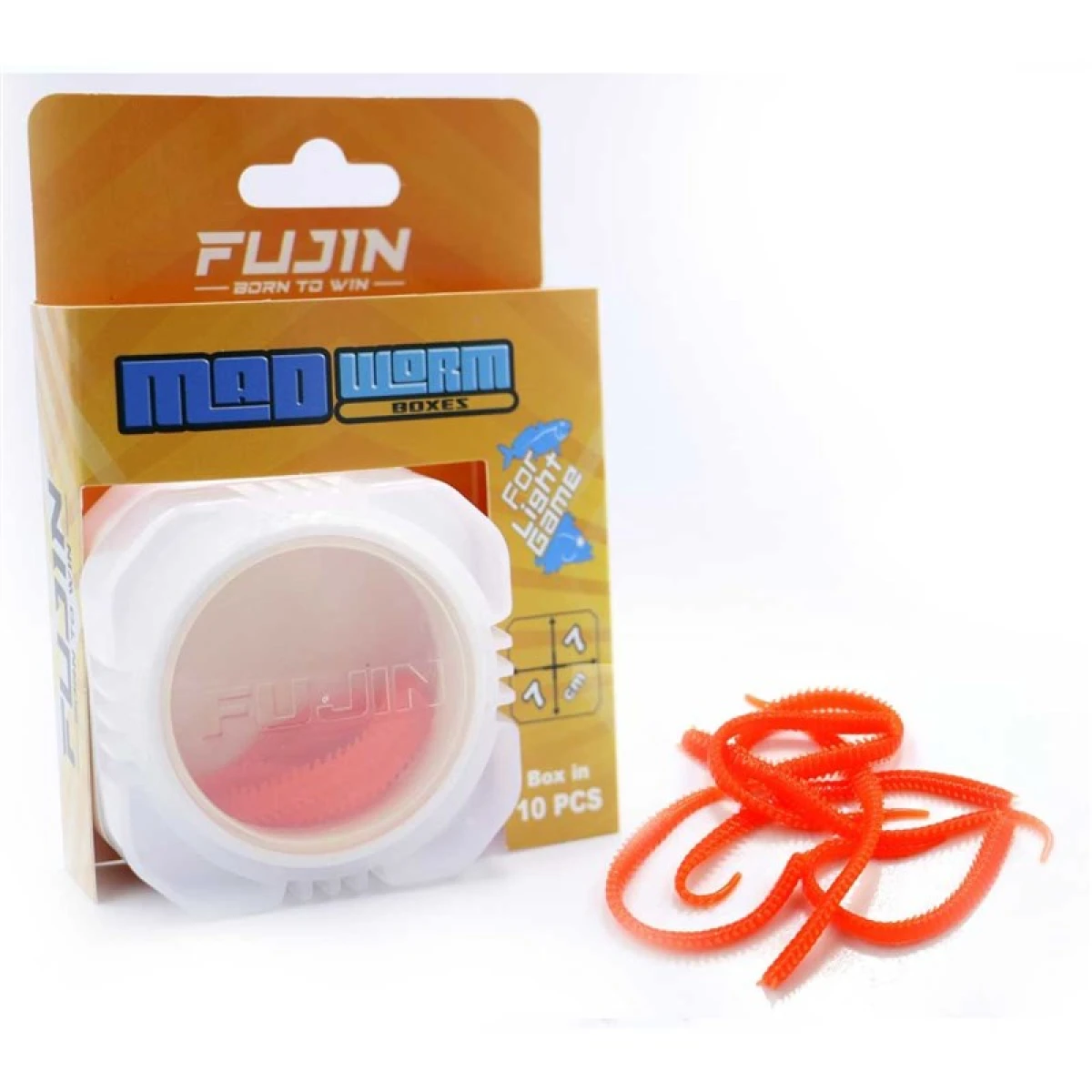 Fujin Mad Worm 9 cm LRF Silikon Yem - Orange