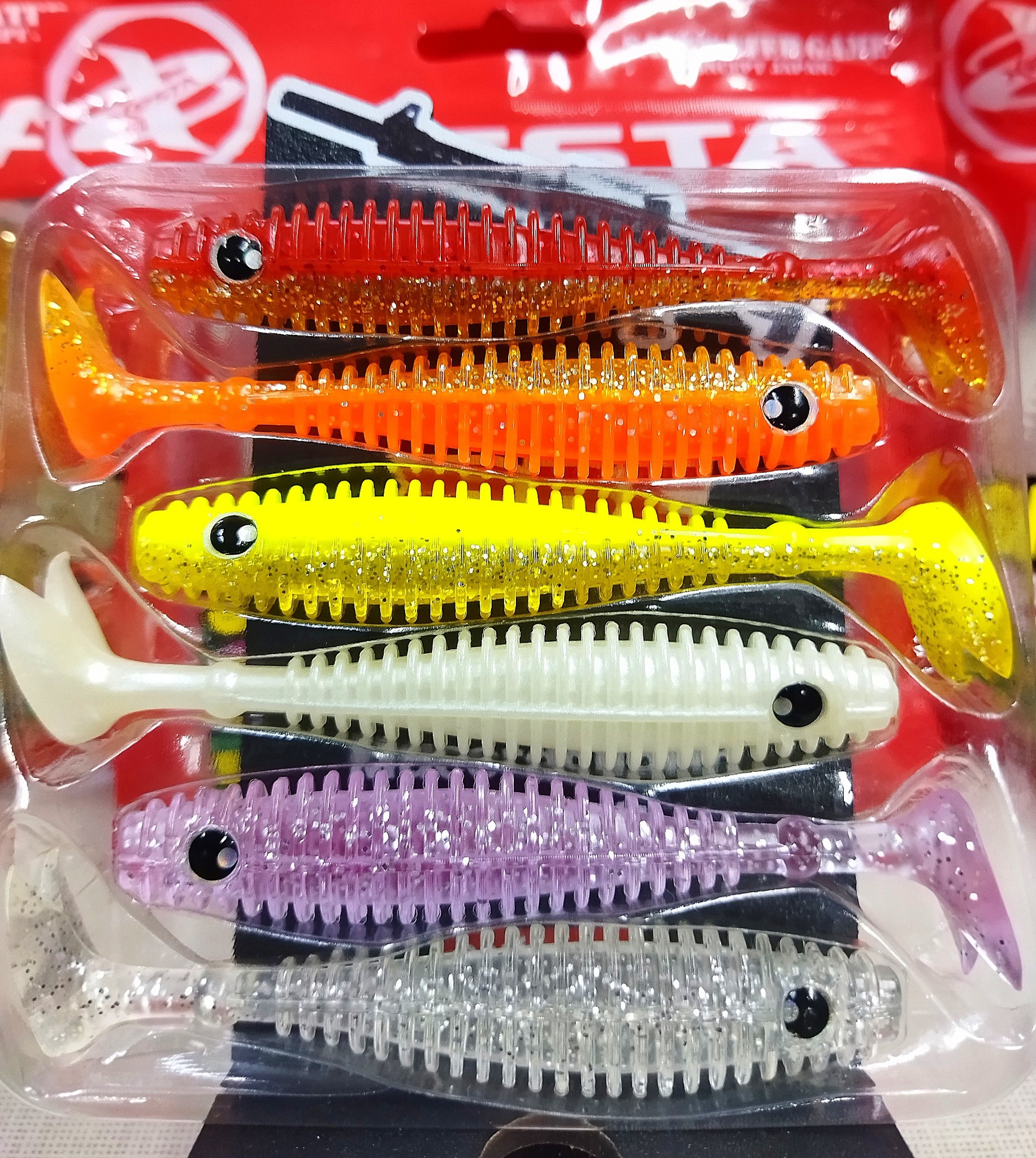 XESTA SHAD STAR SİLİKON 9.5CM  6P- Mix Paket