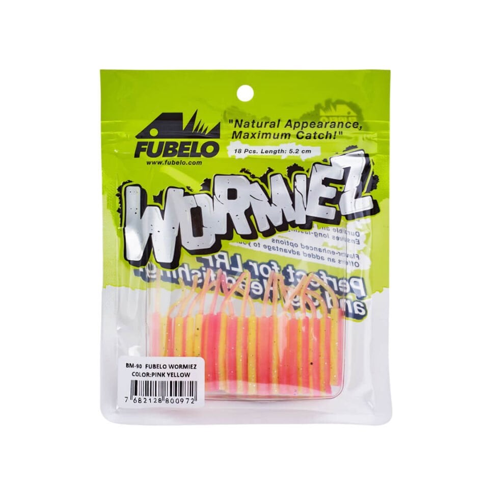 Fubelo Wormiez 5.2 Cm LRF Silikon Yem - Pink Yellow