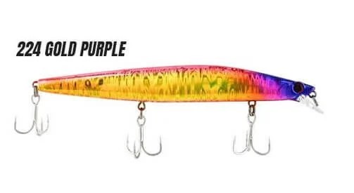 Fujin Hiroshi 14 Cm 23 Gr Floating Maket Yem - 224 Gold Purple