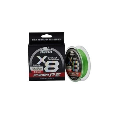Fubelo Braid Line 8x 0.14mm 7.3kg - 150 mt  İp Misina