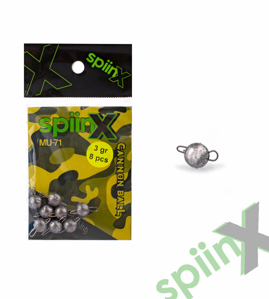 SPIINX CANNON BALL JIGHEAD HAM İĞNESİZ - 8 li Paket