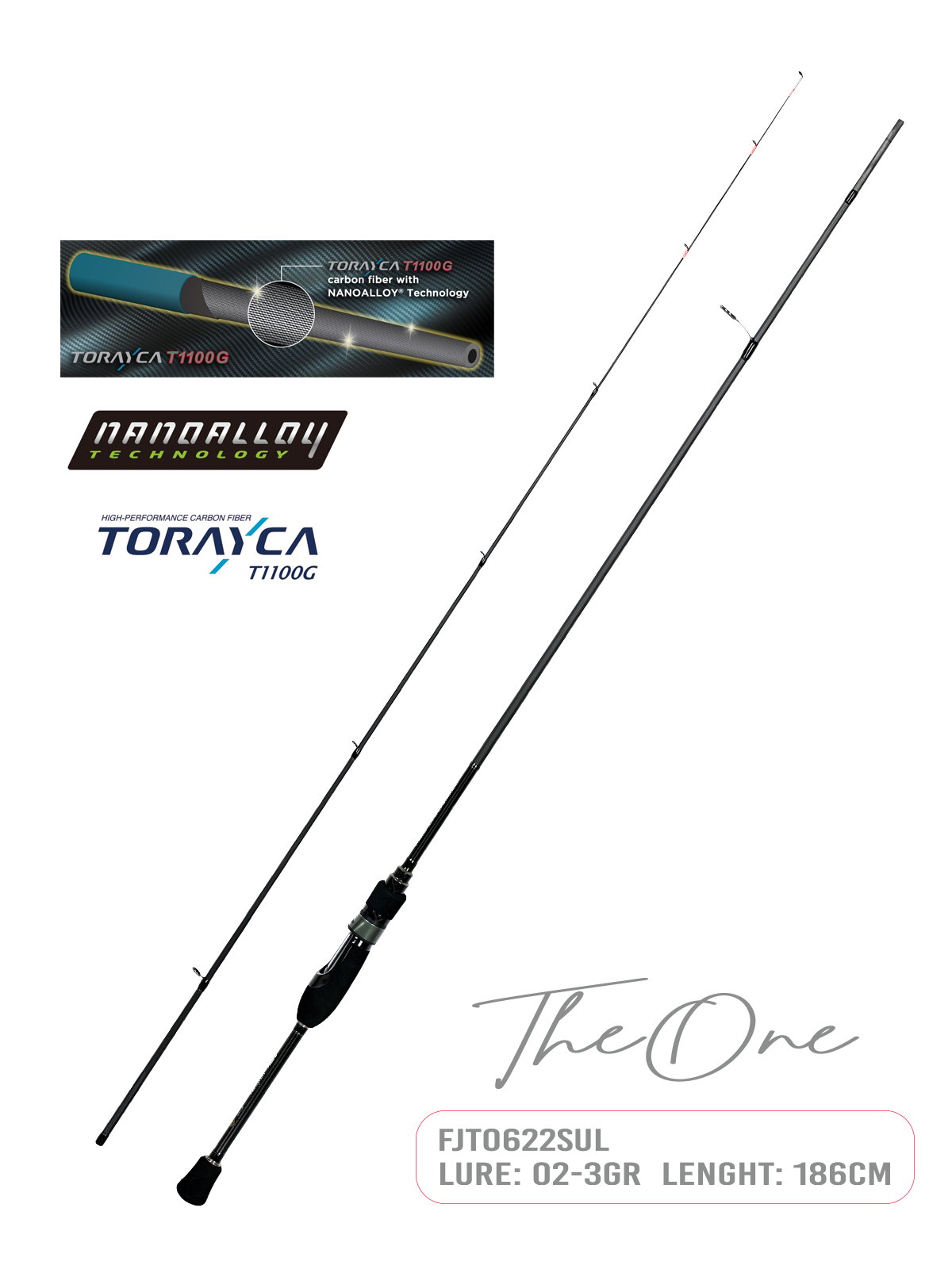 Fujin TheOne 186cm 02-3gr LRF Kamışı