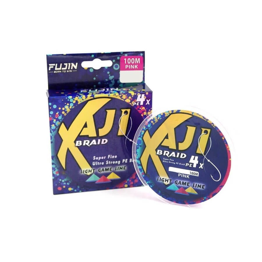 Fujin Aji Light Game Braid 4x 100mt Pink PE İp Misina 0.05 mm