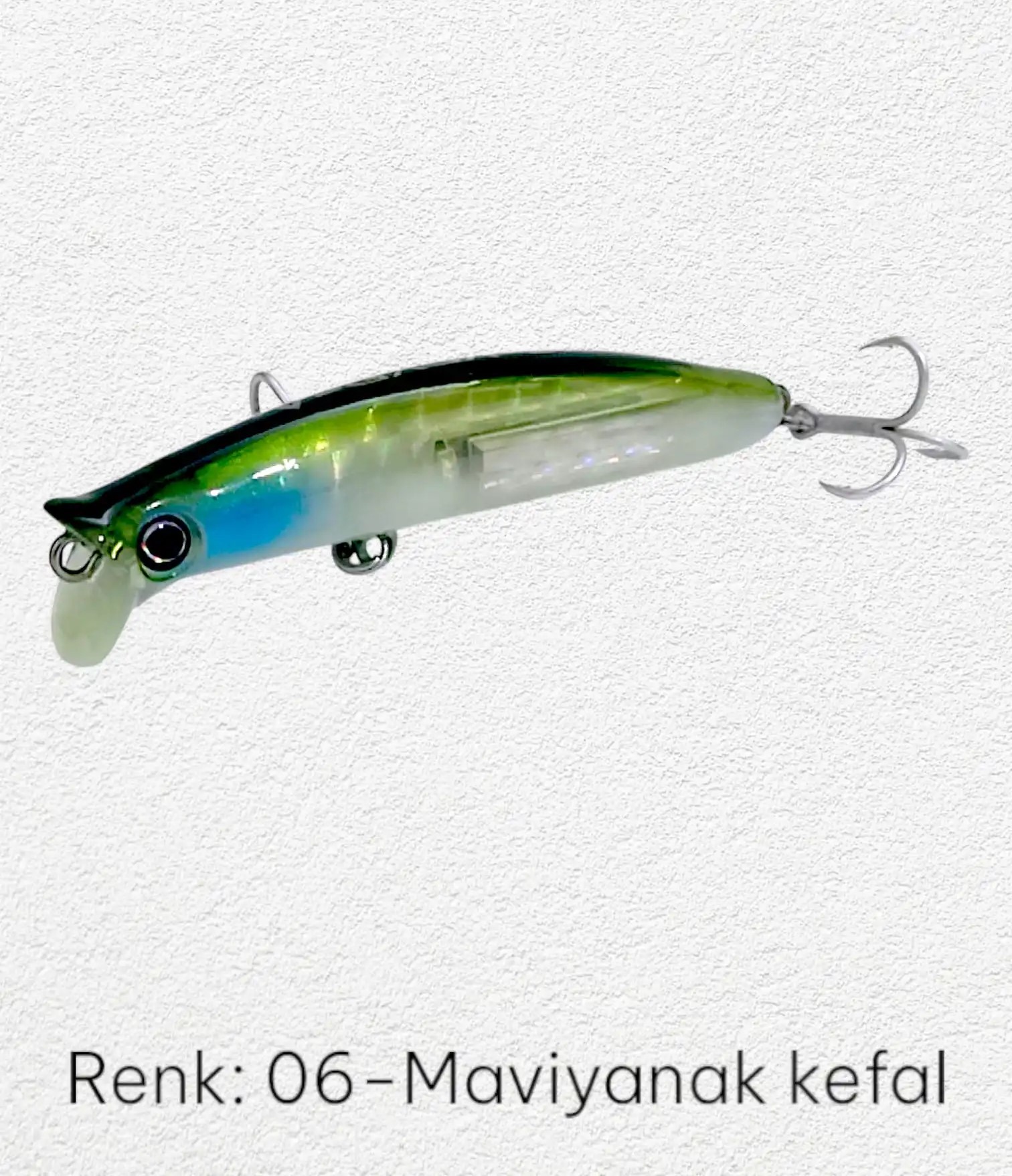 Ege Fish V Gaga 110 mm 16 gr Maket Balık - 06 Mavi yanak Kefal