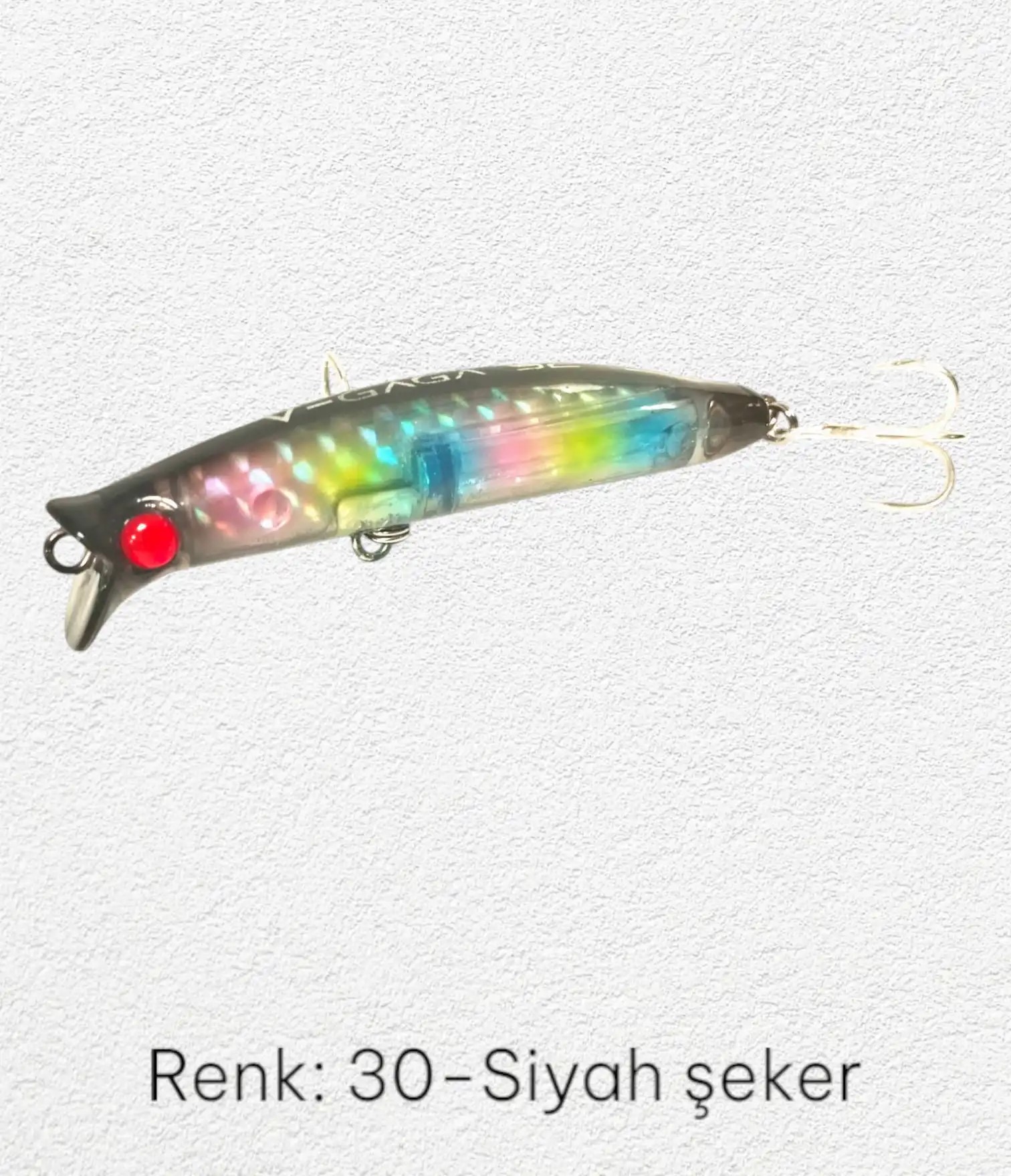 Ege Fish V Gaga 110 mm 16 gr Maket Balık - 30 Siyah Şeker