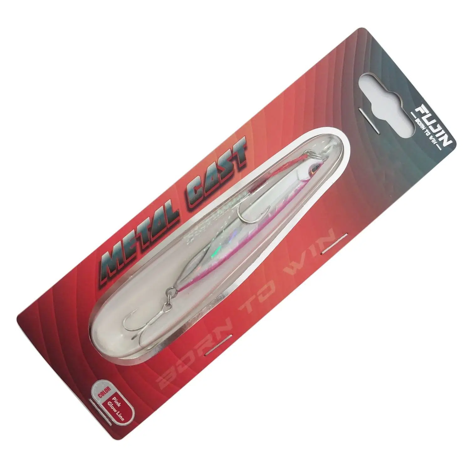 Fujin Metal Cast 60 gr Shore Jig Metal Yem - MT18 Pink Glow Line