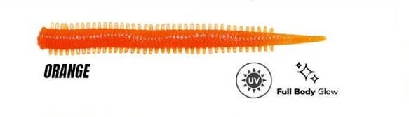 Fujin Yummy Sandworm 7 cm LRF Silikon Yem - Orange