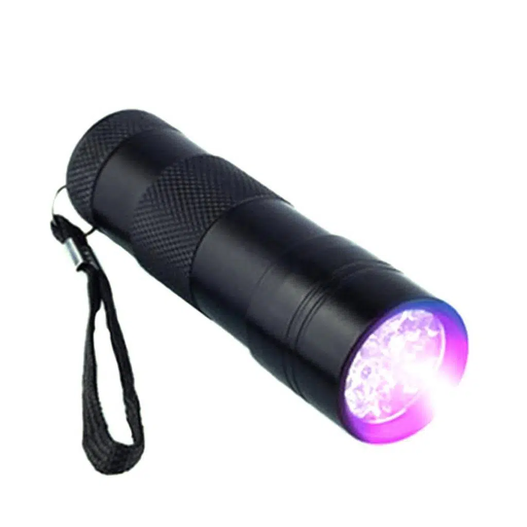 Black X-BALOG 9 Led Mor Işık El Feneri