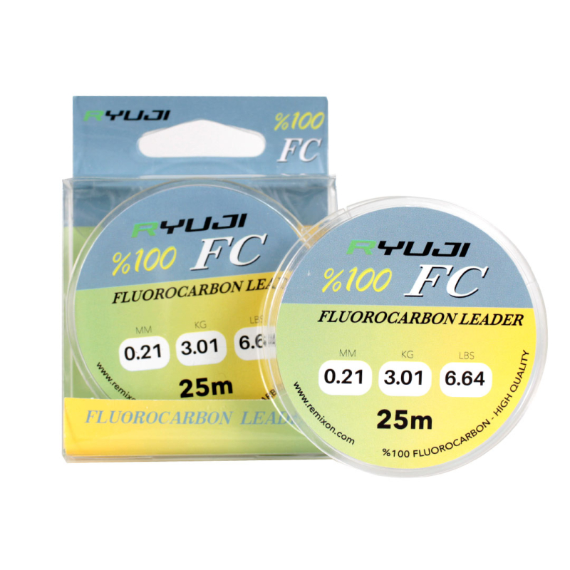 Ryuji FLUORO CARBON Leader Misina 25mt