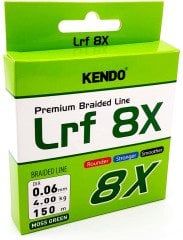 Kendo Lrf 8X Fighting 150 mt Örgü ip (Moss Green) 0,08 mm