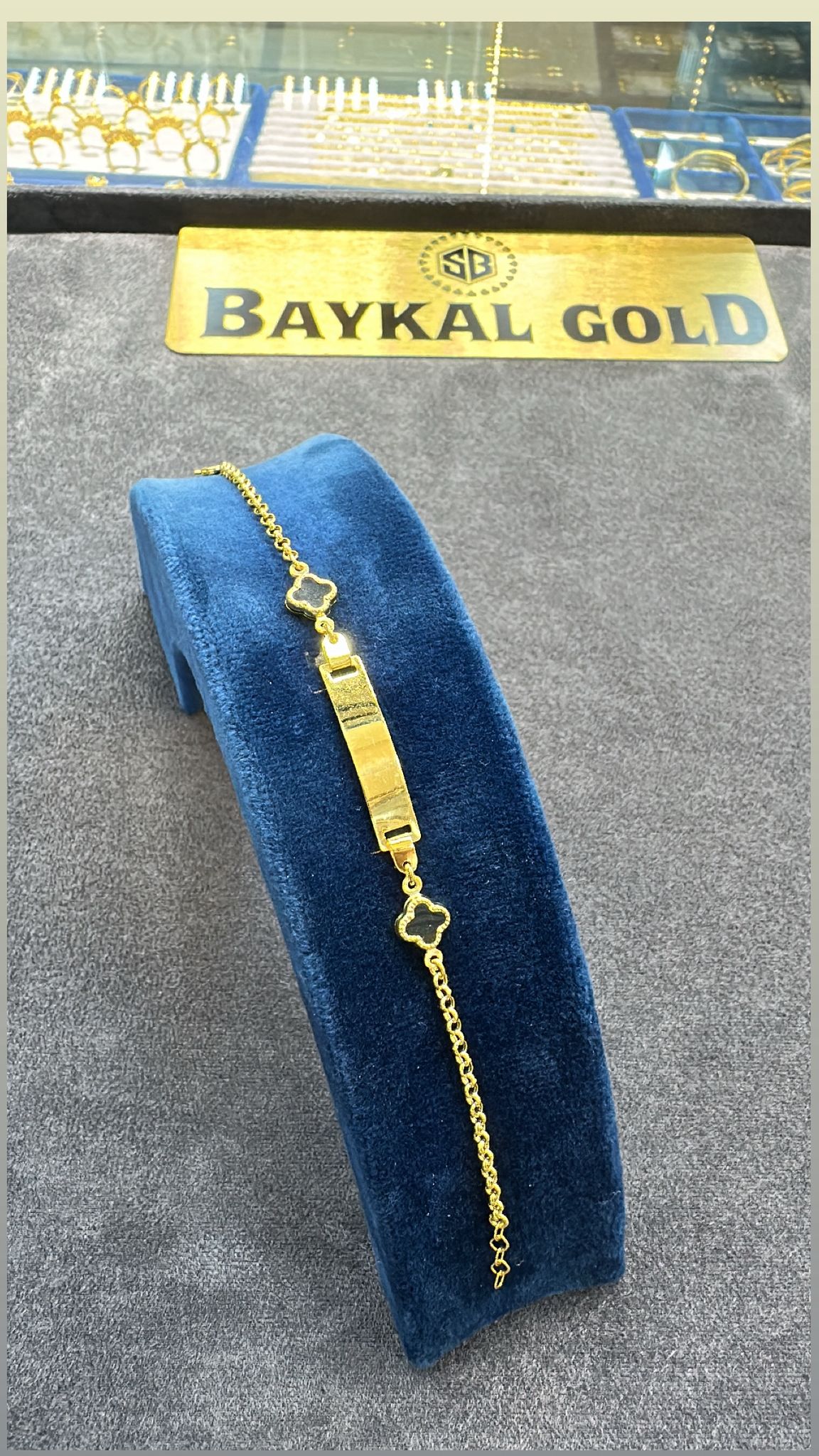 14 Ayar Çocuk Bilekliği 1.55 Gr. (İsim Veya Tarih Yazılabilir )