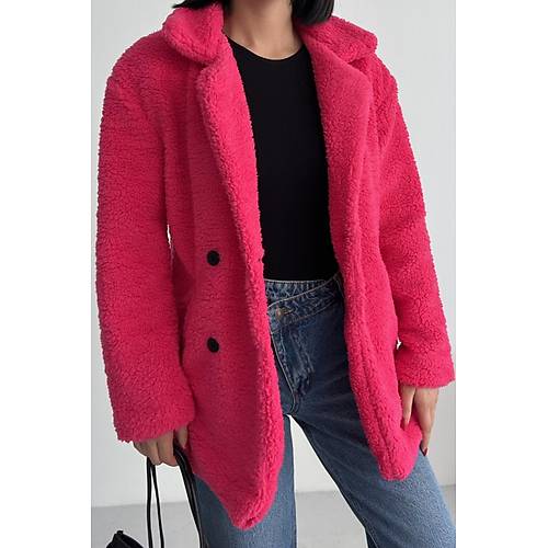 K��l�k Kad�n Teddy Antrasit Mont