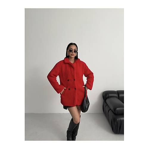 K��l�k Kad�n Teddy Antrasit Mont