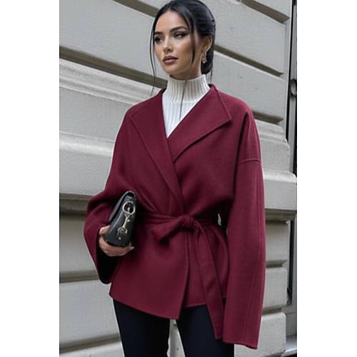 Siyah Ba�lama Detayl� Rahat Kal�p Ka�mir H�rka/Ceket