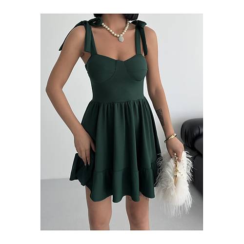 Gs Balamal Mini Krmz Elbise