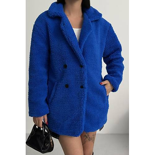 K��l�k Kad�n Teddy Antrasit Mont