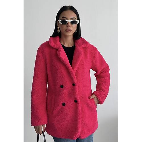 K��l�k Kad�n Teddy Antrasit Mont