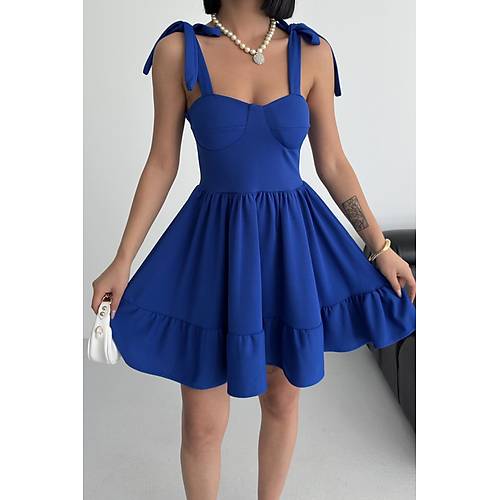 Gs Balamal Mini Krmz Elbise