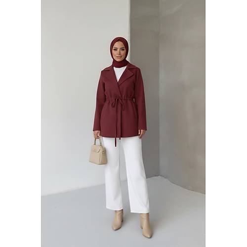 Ba�lama Detayl� Rahat Kal�p Ka�mir H�rka/Ceket