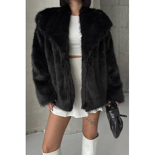 K�sa �thal �n� Kapamal� Yakal� K�rk Ceket Mont