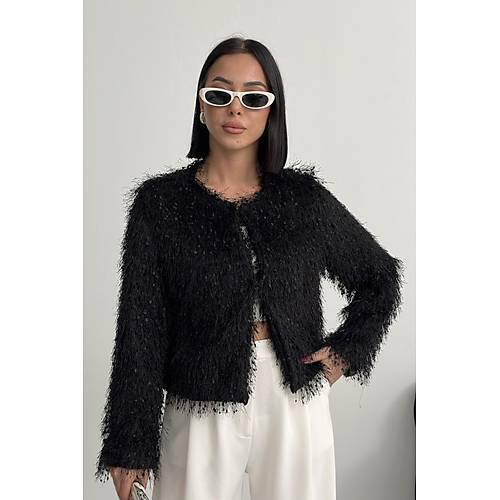 Yakas�z �thal P�sk�ll� Bordo K�rk Mont