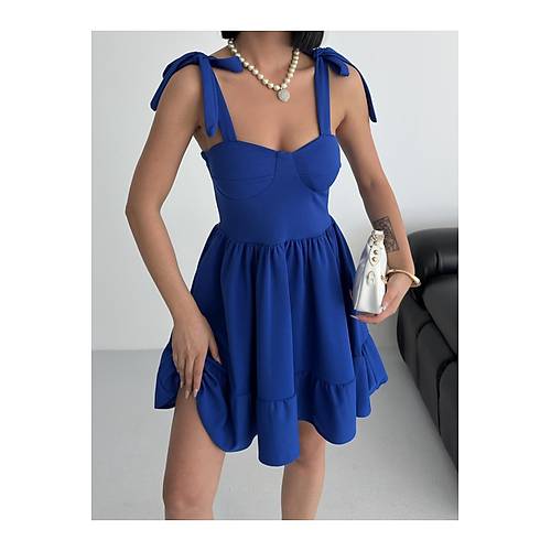 Gs Balamal Mini Krmz Elbise