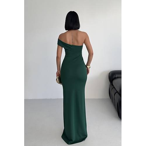 Krmz Gece Elbisesi Abiye